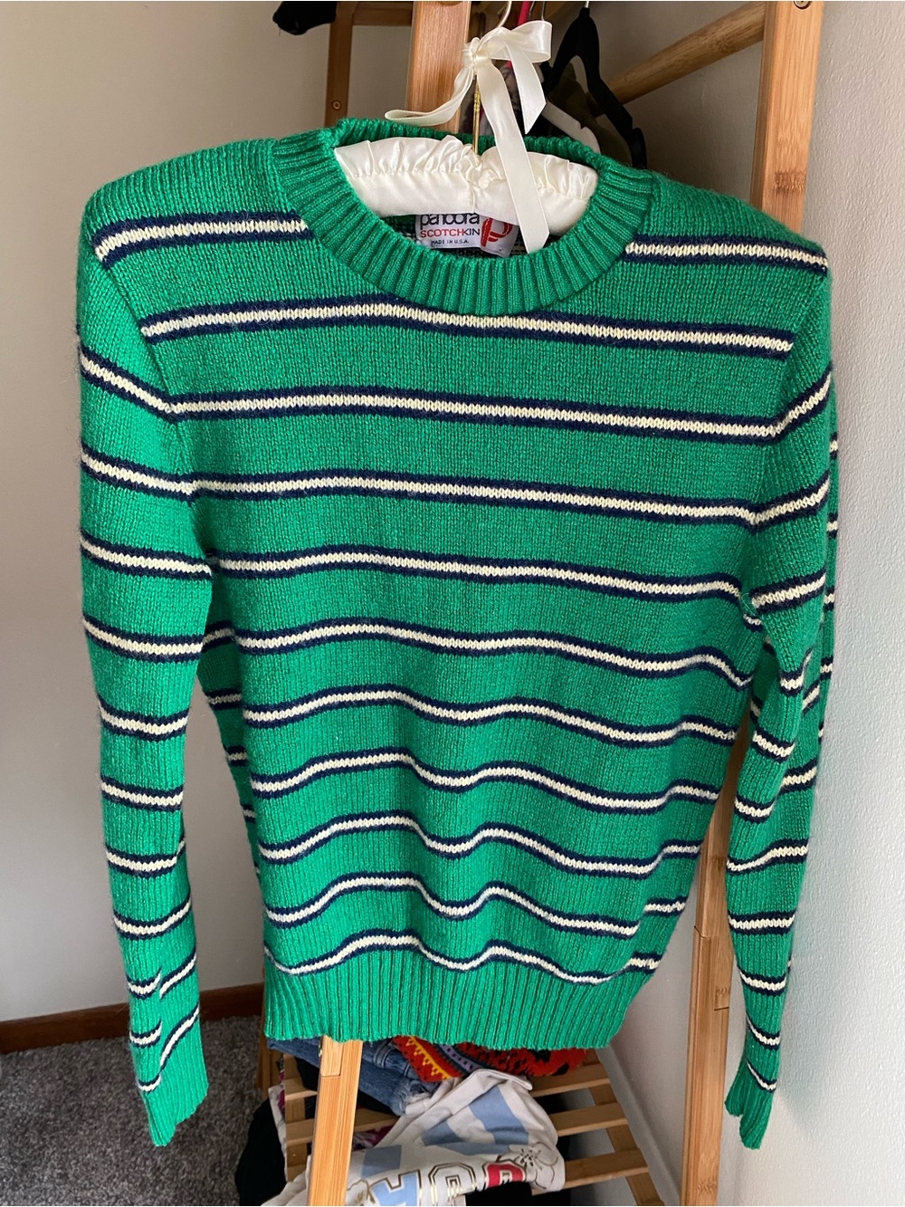 Vintage Wool Striped Sweater